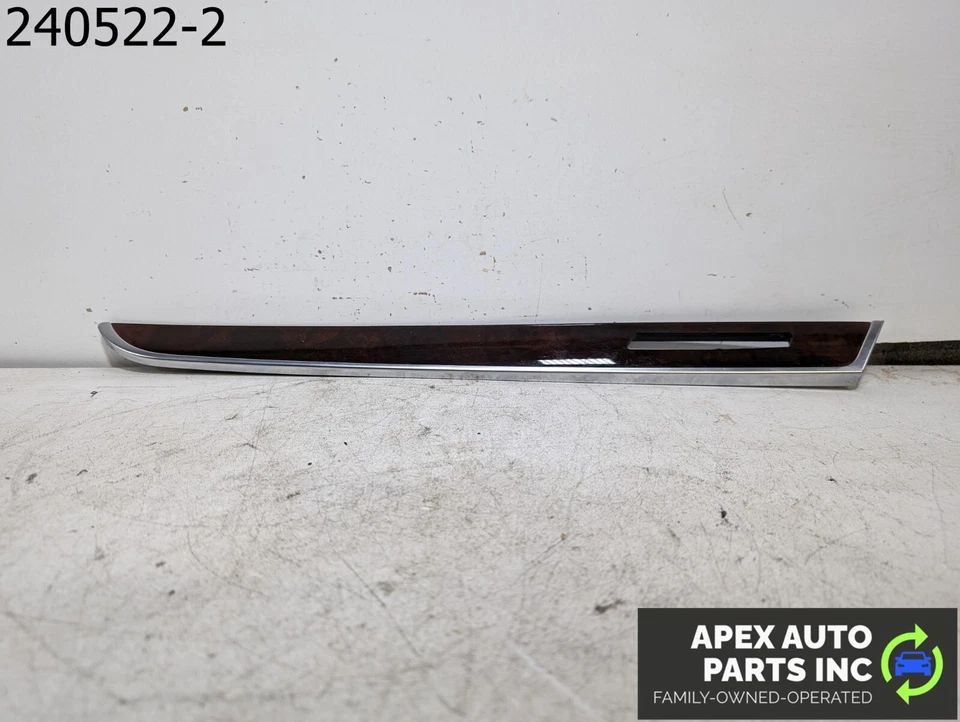 OEM 2007 Audi A6 3.1L FRONT DRIVERS LEFT DOOR TRIM WOOD 4F0867409B Foto 1 de 4