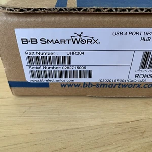 B&B Electronics UHR304 4-Port USB Full Speed Up/Down Isolated Hub 4KV - Picture 1 of 2