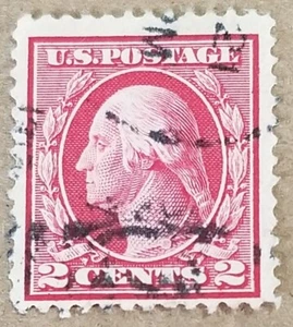 Scott 406 1912 2 Cent Washington US Postage Stamp - Picture 1 of 2