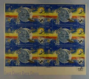 US SCOTT 1912 - 1919 SHEET OF 48 SPACE EXPLORATION STAMPS 18 CENT FACE MNH - Picture 1 of 1