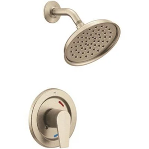 Grifo de ducha de níquel cepillado Moen Cleveland 48002BNG pizarra monomando 1 pulverizador - Imagen 1 de 1