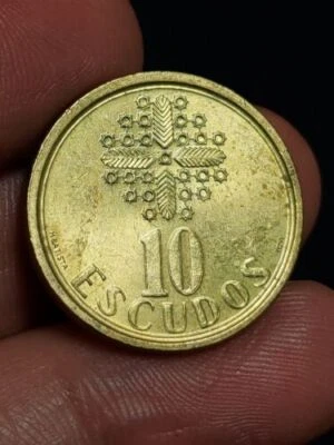 Coin, Portugal, 10 Escudos, 1998, EF, Nickel-brass, KM# 633 Kayihan coins T100 - Image 1 of 2