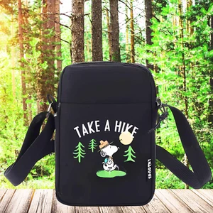 Peanuts Snoopy Crossbody Bag Take A Hike Park Scout Pocketed Messenger Sling Bag - Picture 1 of 14