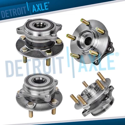Front Rear Wheel Bearing & Hub for 2008 2009-15 Mitsubishi Lancer Evolution 4WD - Image 1 of 4