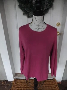 Chicos, Top de Algodón Manga Larga Rosa Oscuro, Talla 3/XL - Imagen 1 de 4