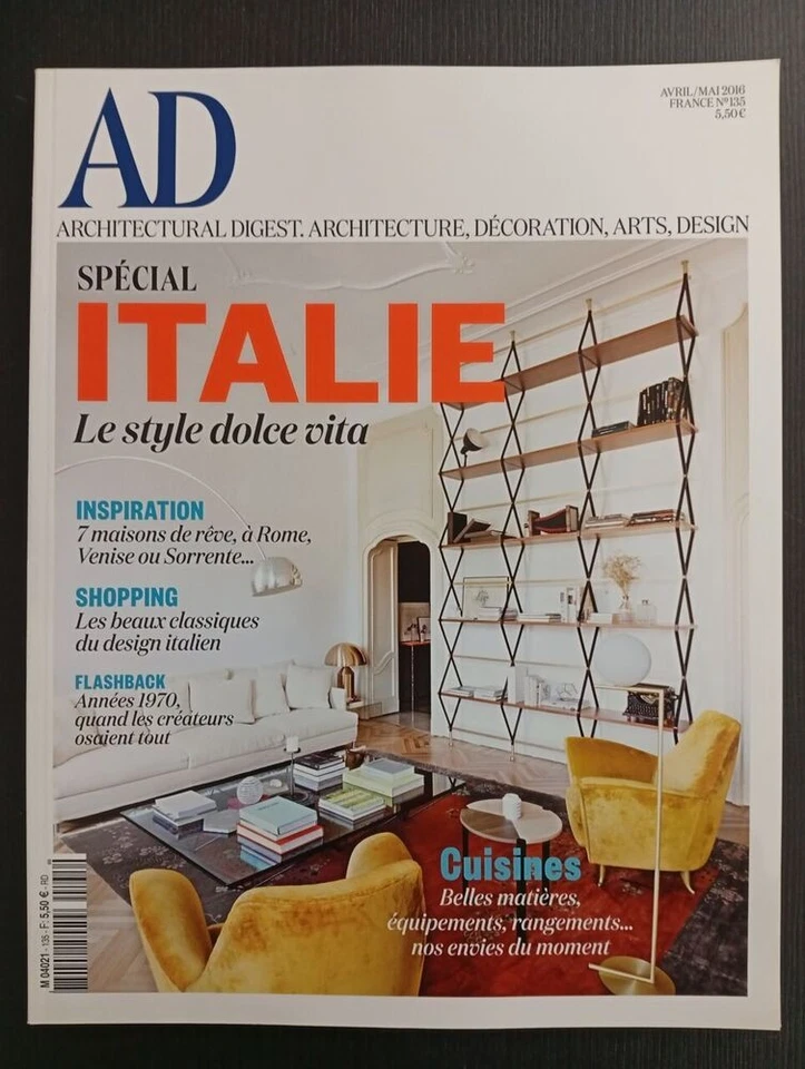 Zeitschrift Ad - Architektonische Digest Frankreich Nr. 135 Guter Zustand! - Bild 1 von 1