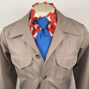 Vintage Levis Panatela Jacket Mens Leisure Suit Blazer Coat Levi’s Disco 70s XL - Picture 1 of 18
