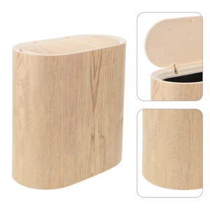 Papelera de baño con tapa superior de prensa - Bote de basura delgado para gabinete de cocina - Imagen 1 de 16