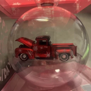 NEW! 2025 M2 Machines Christmas Ornament - Coca-Cola 1956 Ford F-100 Truck - Picture 1 of 5