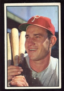 1953 Bowman Color Baseballkarte #103 Del Ennis - Bild 1 von 1