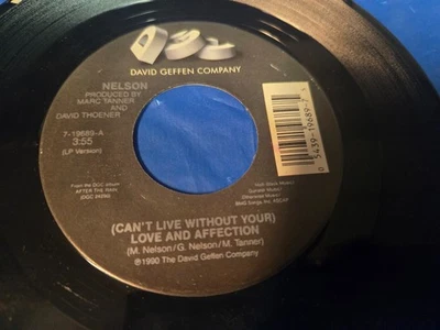 Nelson – (Can't Live Without Your) Love And Affection - 7" VINYL SINGLE - Image 1 of 3
