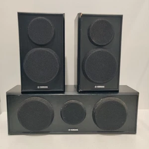 Yamaha NS-C150 and x2 NS-B150 Speakers Surround Sound Tested Working Free Post - Picture 1 of 12