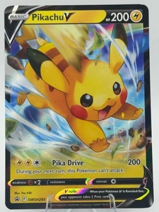 Pokémon TCG Pikachu V 043/185 Vivid Voltage Holo - Picture 1 of 2