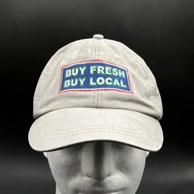 Comprar Sombrero local gris con tirantes de algodón adulto Adams granja a tenedor usado Foto 1 de 4