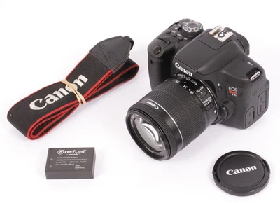 Canon EOS Rebel T6i 24.2 MP Digital SLR Camera with 18-55mm IS STM Zoom Lens - Image 1 of 4