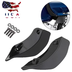 Parabrisas deflectores de viento de aire con detalles de carenado superior para Harley Road Glide 15-24 - Imagen 1 de 16