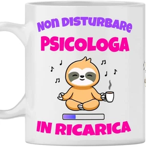 Tazza Psicologa, Idea Regalo Di Compleanno O Natale per Lei, Tazza per Regali Di - Foto 1 di 12