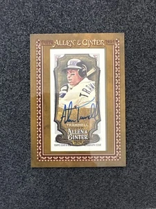2024 Topps Allen & Ginter Alam Trammel Framed Mini On Card Auto MA-ATR Tigers - Picture 1 of 2