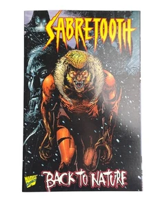 Sabretooth Back to Nature Graphic Novel Marvel VF+ to NM- - Picture 1 of 2