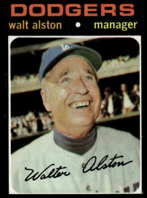 1971 Topps #567 Walt Alston - Image 1 of 2
