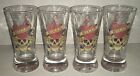 Edhardy Shot Glasses Set Of 4 Tall Shooters