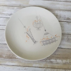 Plato de cena Impromptu by Iroquois Ben Seibel Jardinieres 10" - Imagen 1 de 3