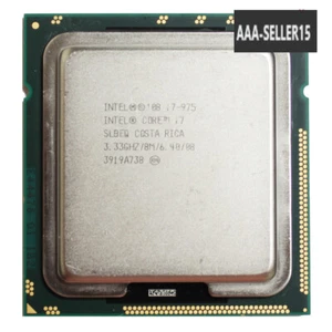 Intel Core i7-975 SLBEQ 3.33 GHz 4 Core 8MB LGA 1366 Desktop Processor CPU 130W - Picture 1 of 1