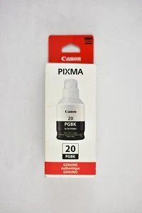 Canon GI-20 Black Standard Yield Ink Cartridge (3383C001) *BRAND NEW* - Picture 1 of 4