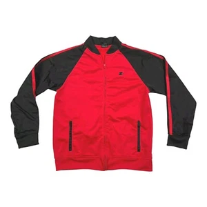Starter XL (14-16) Boys Zip-up Track Jacket Red/Black - Picture 1 of 8
