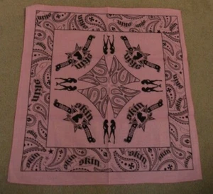 Affliction Skin pink Bandana Scarf *NEW* - Picture 1 of 2