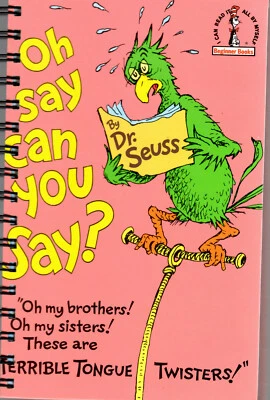 Journal - Made from the "Oh Say Can You Say" - 1 of a Kind  Unique Gift - Image 1 of 3