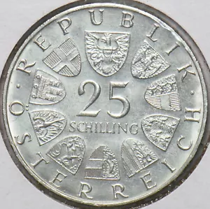 Austria 1971 25 Schilling 192829 combine shipping - Picture 1 of 2