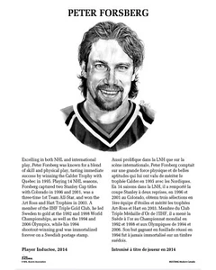 Peter Forsberg Colorado Avalanche 8x10 NHL Hall of Fame Legends Hockey Photo - Picture 1 of 1