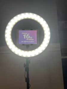 iPad Photo Booth - With Ring Light w/DIMMER- Fits iPads/Tablets DIY Photobooth - Picture 1 of 13