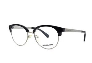 MICHAEL KORS MK3013 (Anouk) 1142 MARCO DE GAFAS NEGRO PLATEADO AUTÉNTICO - Imagen 1 de 8