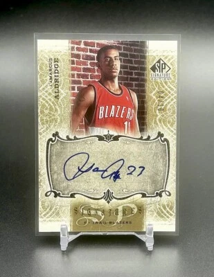 2006 SP Signature Edition Signatures Gold LaMarcus Aldridge Rookie Rc Auto /10 - Image 1 of 2