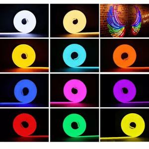 32.8ft 12V Flexible LED Neon Light Strip Waterproof Silicone Outdoor Room Lamp - Picture 1 of 102