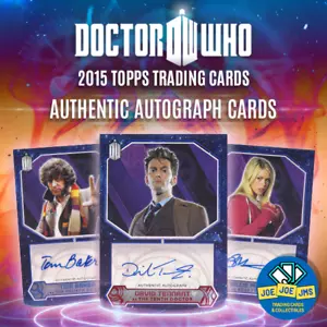 2015 Topps BBC Dr Doctor Who Autograph Cards - Blue #/50, Purple #/25, Red #/10 - Picture 1 of 41