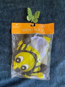 Vintage Yellow Mickey Mouse Nylon Garden Windsock 48" Outdoor Decor - Picture 1 of 3