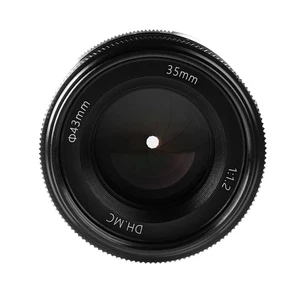 PERGEAR 35mm F1.2 Manual Focus Lens Compatible with Canon Nikon Fuji SONY M4/3