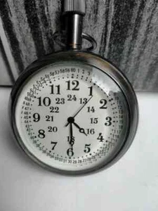 Nautical Vintage American Elgin Look Collectible Antique 2" Brass Pocket Watch - Picture 1 of 6