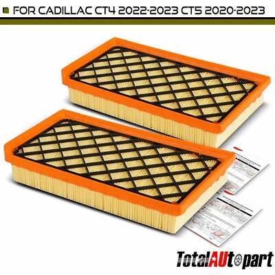 2x Filtro de aire motor para Cadillac CT4 2022-2023 CT5 2020-2023 3,0 L 3,6 L delantero Foto 1 de 4