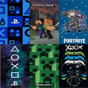Toallas de playa con licencia oficial para juegos Fortnite Minecraft Xbox Playstation - Imagen 1 de 27
