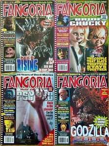 Lot of 4 1998-2000 Fangoria Magazines #170 178 179 195 BRIDE OF CHUCKY - Picture 1 of 13