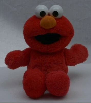 Tyco 32715 Tickle Me Elmo 15 英寸长毛绒-适用于零件/无法正常工作  — 第 1/4 张图片