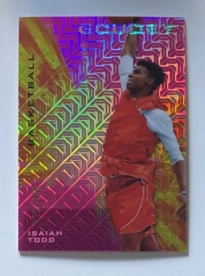 2021 Upper Deck Goodwin Champions Goudey #G32 Isaiah Todd Pink Traxx #19/299 - Image 1 of 2
