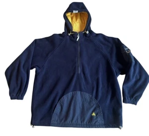 Vintage Airwalk Hoodie Fleece Y2K 90s Blue Size XL Logo Rare Gorp Core Snowboard - Picture 1 of 13