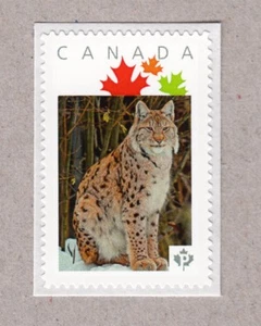 LYNX = Wildkatze = Raubtier = Bild Briefmarke postfrisch Kanada 2016 [p16/05wc5/4] - Bild 1 von 2