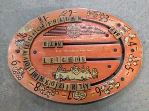 Vintage Original Cressco Educational Board Reversible No. 50 1940 - Picture 1 of 3