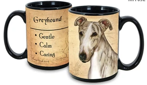Fawn Brindle Greyhound Faithful Friends Mug - Picture 1 of 2